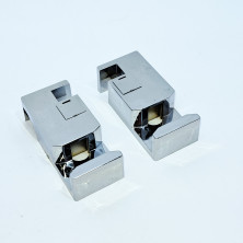 Деталь ограждения GELIOS, комплект фиксаторов неподвижной стенки и порожка