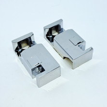 Деталь ограждения GELIOS, комплект фиксаторов неподвижной стенки и порожка