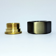 Гайка+обратное резьбовое (Gunmetal) LG54GM,