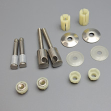 Сиденье с крышкой DAHLIA, хромированные шарниры J103000 Ideal Standard