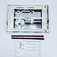 Кнопка GEOMETRY M07, хром блестящий, S-BU-GMT/Cg, Cesranit