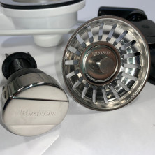 Клапан-автомат 1x3,5'' с круглым отверстием перелива, 217163, Blanco