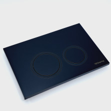 Панель смыва TECESpring с круглыми кнопками, черный матовый, 9940104, TECE