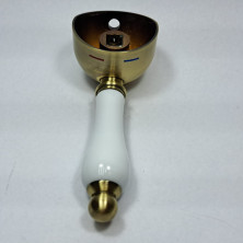 Ручка водопроводная PW 03 B, белая вставка, V01070 Esko