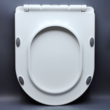 Сиденье дюропласт, soft close, металлическое крепление