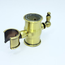 Держатель ручного душа+соед.элемент телескоп. стойки ST300 Bronze,