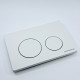Клавиша Circle инсталляции Balance, белый глянец, арт. CN12-001W, Ceramicanova 