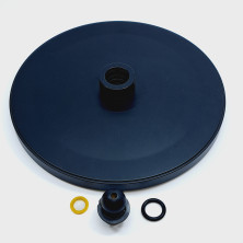Верхний душ (лейка) от системы ST1550 Black V00526 Esko