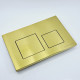 Клавиша Square инсталляции Balance, брашированное золото, арт. CN12-002BG, Ceramicanova 