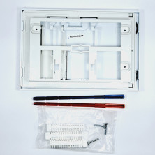 Кнопка CORNER, пластик, S-BU-COR/Wh, Cersanit