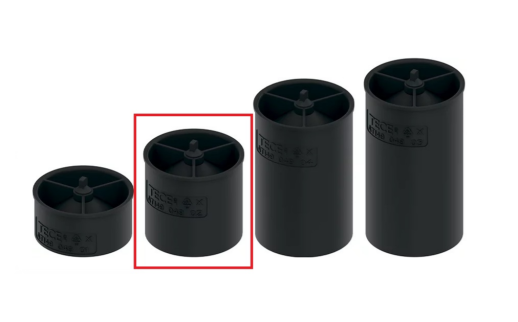 Стакан с мембраной для заниженного сифона (650000), арт. 660016, TECE