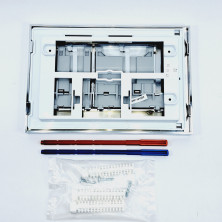 Кнопка PILOT, стекло, белый глянцевый, P-BU-PIL/Whg/Gl, Cersanit