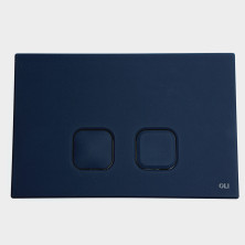 Панель механическая двойная PLAIN, пластик, черный, soft touch, 070829, Oli