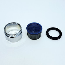 Аэратор М28 наружняя резьба, корпус металл, хром,