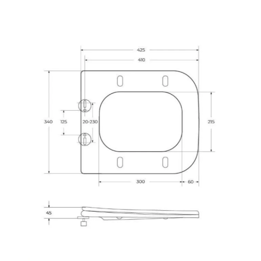 Сиденье MARMI, дюропласт, микролифт, арт. BB052SC, Belbagno