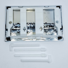 Кнопка Flat для Envision (хром глянец), арт. CN002CH, Ceramicanova