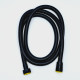 Душевой шланг ST1250B, ST1550, STT5054 Black, черный, 150 см, V00528 Esko
