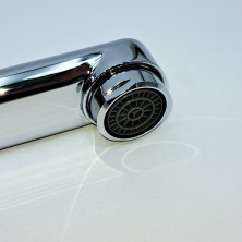 Излив смесителя "Accra" д/ван., ACC 31, изл. 300мм. (270мм), нерж.сталь,