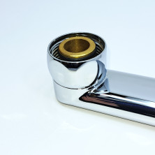 Излив смесителя "Accra" д/ван., ACC 31, изл. 300мм. (270мм), нерж.сталь,