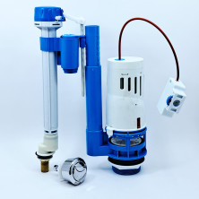 Арматура бачка,3/6л,нижний подвод