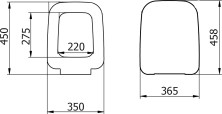 Сиденье Shift, дюропласт, микролифт, арт. 91-001-009, Vitra