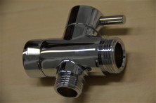 Переключатель керамический поворотный душ/излив, хром, WasserKRAFT B046