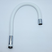 Излив гибкий белый CR 519 W CL 519 W без аэратора, , шт