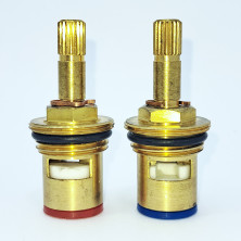 Кран-букса для смесителя,керамика, 180°, 20 зубцов, G 1/2", M24, h=50 мм, IDDIS