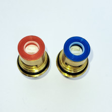 Кран-букса для смесителя,керамика, 180°, 20 зубцов, G 1/2", M24, h=50 мм, IDDIS