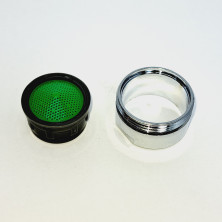 Аэратор М24, наружняя резьба, корпус металл, хром,