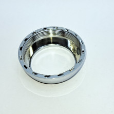 Декоративная накладка на гайку картриджа, 35 мм. Хром. ,