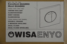 Кнопка смыва Enyo DF Excellent, 8050416751, Wisa