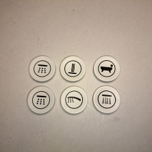 Набор обозначения кнопок для GRT SmartControl (6 шт.) 409201240 Grohe