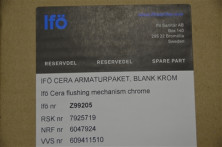 Арматура сливного бачка унитаза с кнопкой, Z99205, Ifo